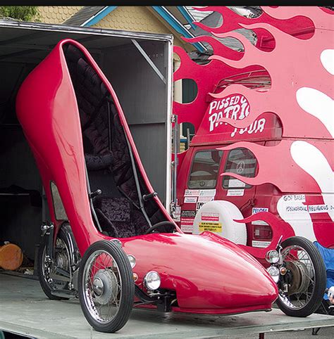 high heel shoe car.